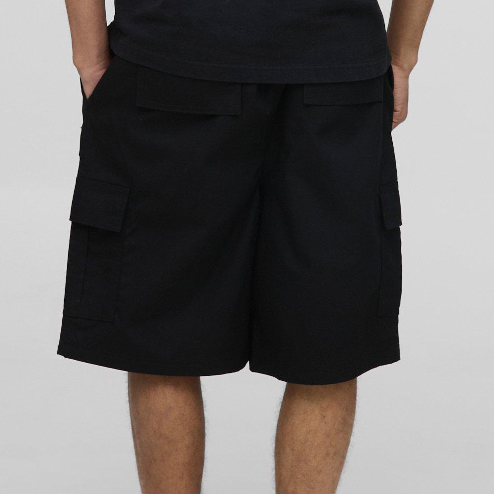 Plus Loose Fit Acid Wash Jersey Shorts