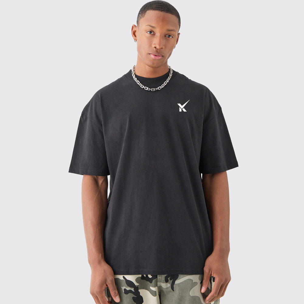 Oversized Bleach Tie Dye Graphic T-shirt