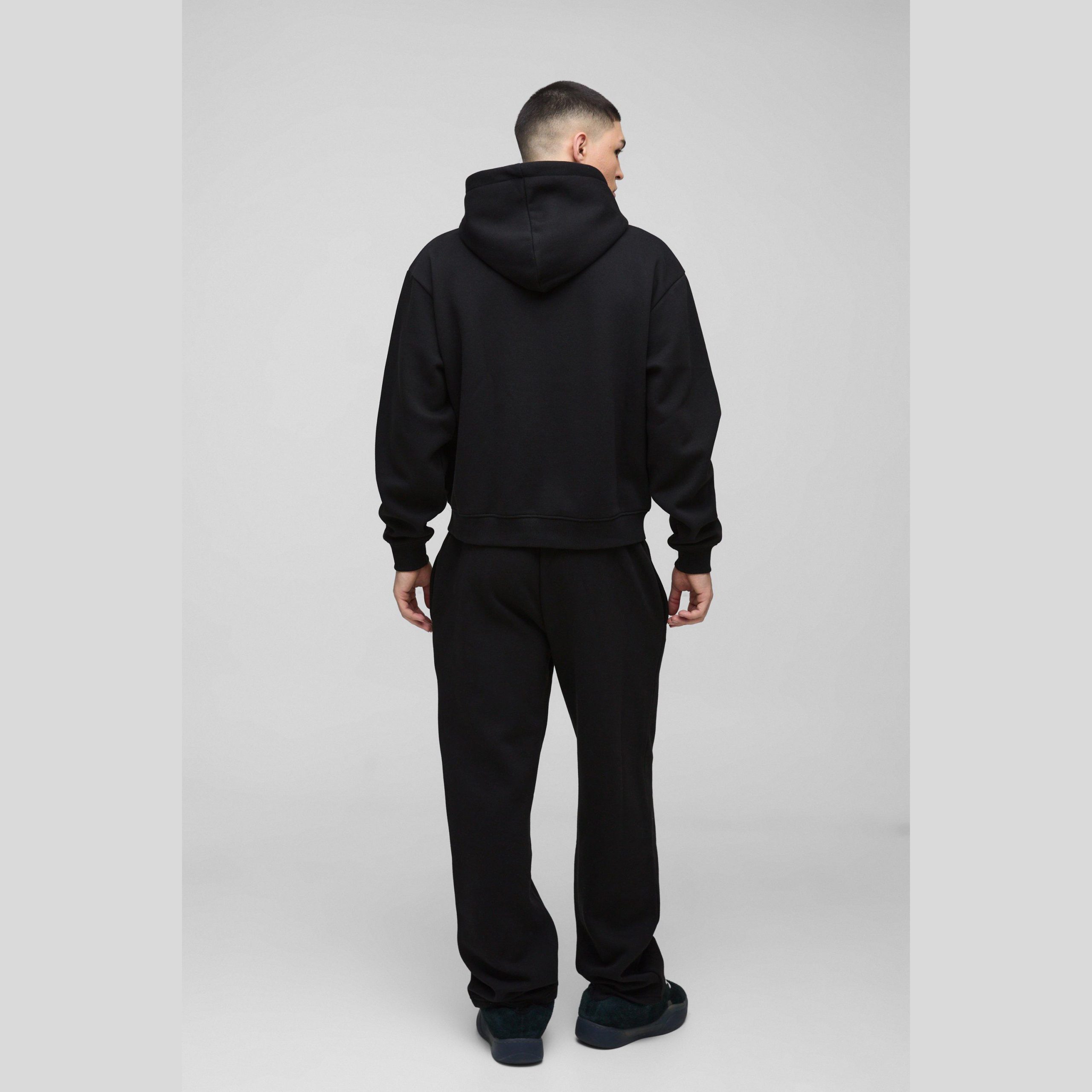 Oversized Man Washed T-Shirt & Jogger Long Set - Image 2