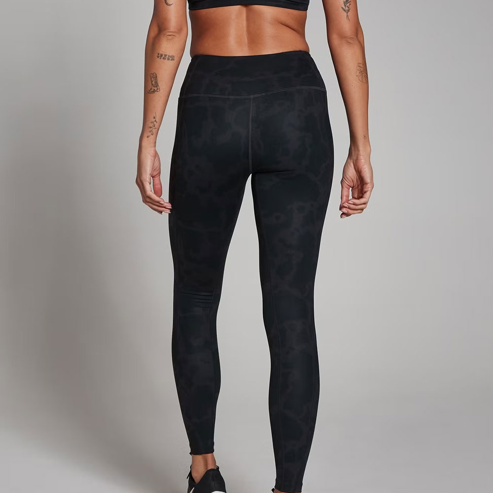 Abstract Leggings – Black