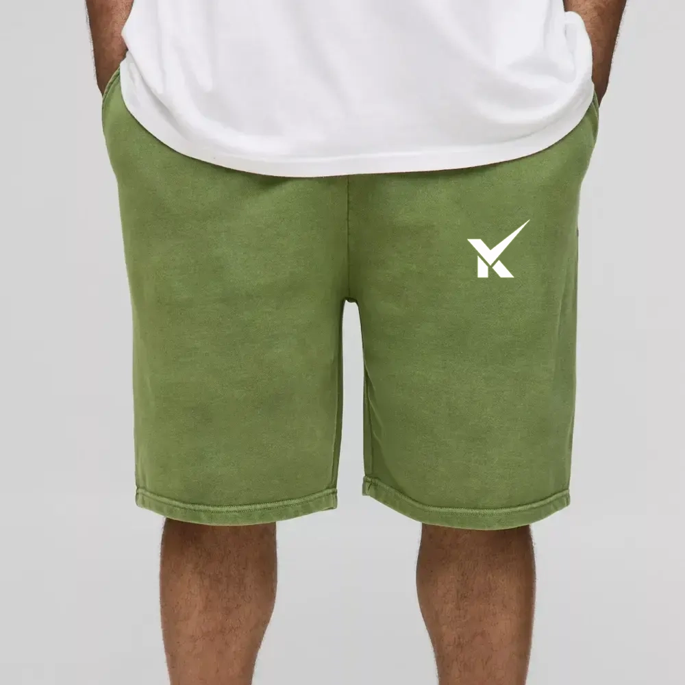 Waist Ripstop Printed Relaxed Cargo Shorts