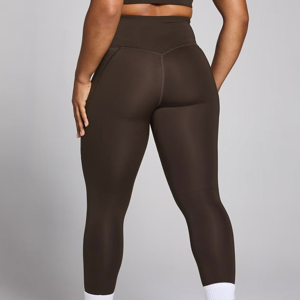 Graphic Training Leggings – Coffee